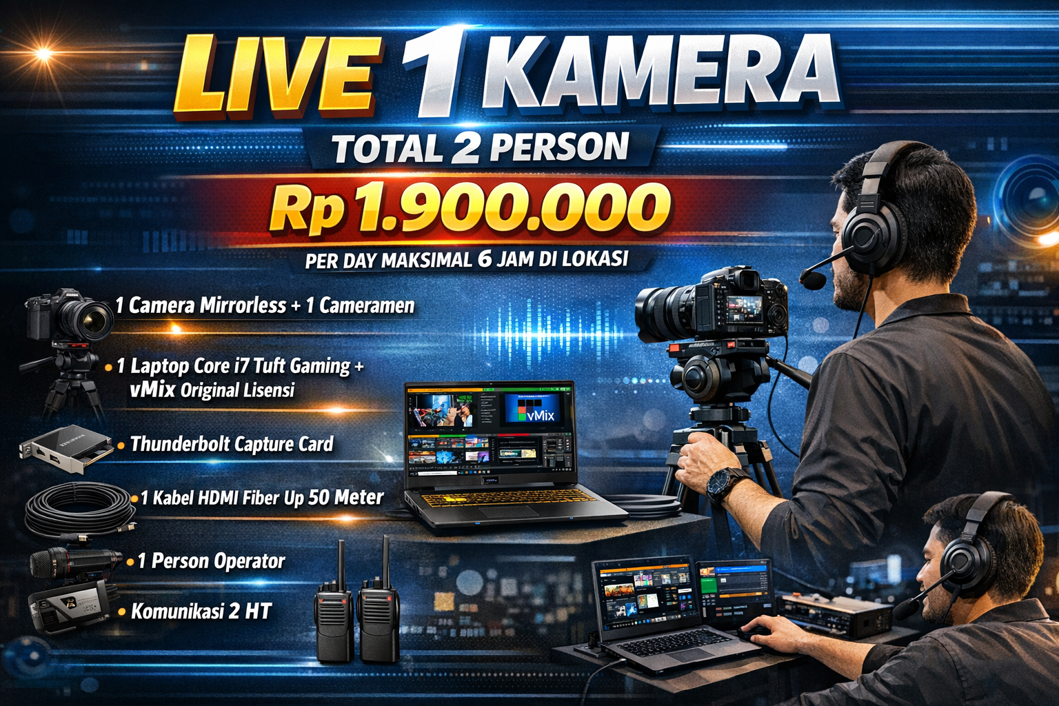 Cek Harga Livecam 1 Kamera di Sini
